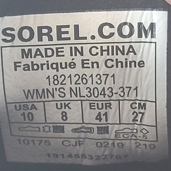 Sorel Lexie Wedge Women's Hiker Green Boots US Size 10 NWT - Picture 13 of 13